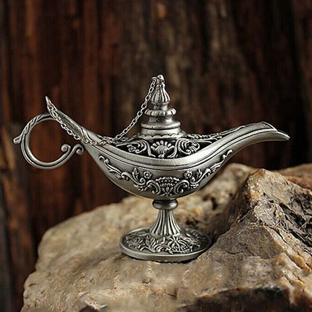 Hot New Aladdin Magic Genie OiL Lamp Pot Aladdin Lamp Stunning Decoration Vh XC
