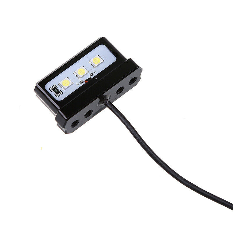 1PCS Motorcycle Bikes Modified CNC Aluminum Alloy Mini LED License Plate Light