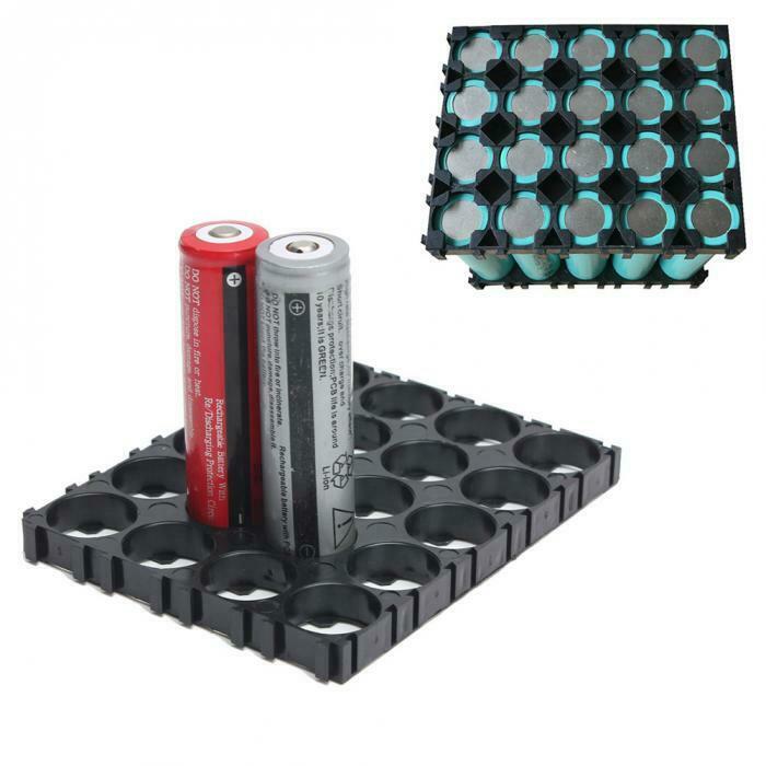 100Pcs 18650 Battery 4x5 Cell Spacer Radiating Shell Pack Plastic Heat Holder
