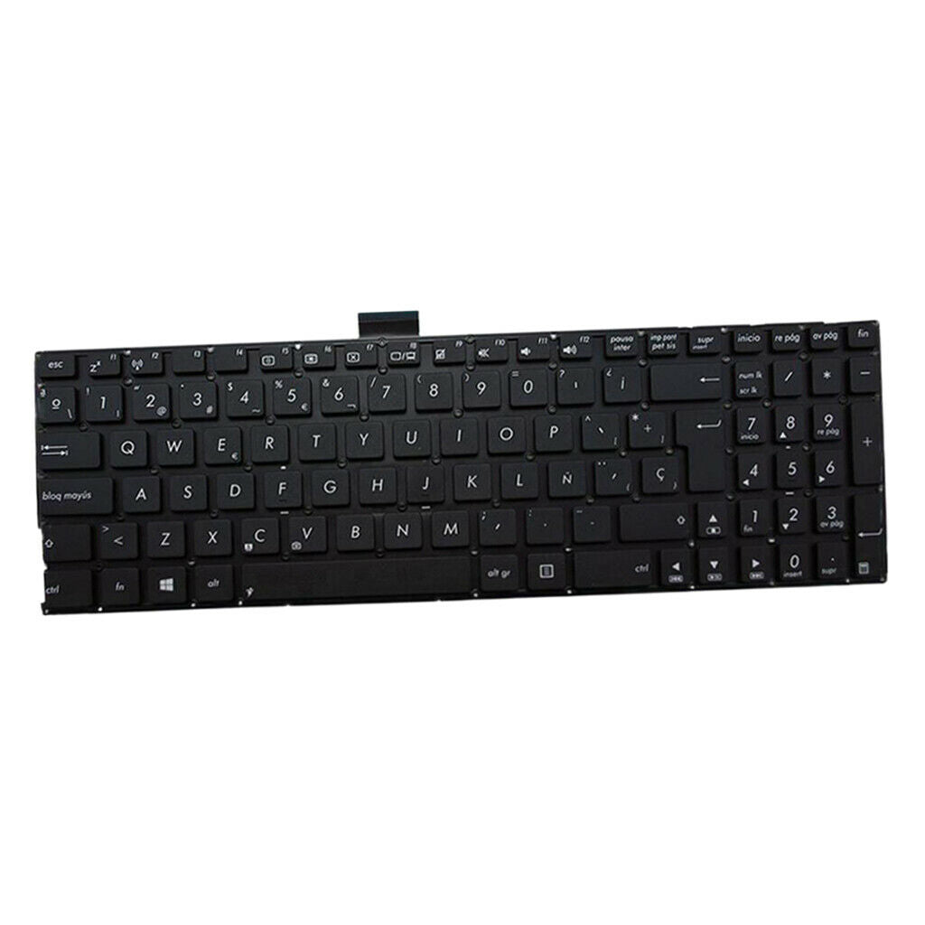 New Replacement Black Spanish Layout Keyobard without Frame for ASUS Laptop