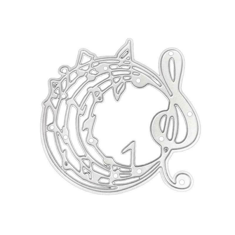 Musical Note Metal Cutting Dies Stencil DIY Scrapbook Album Paper Card Template