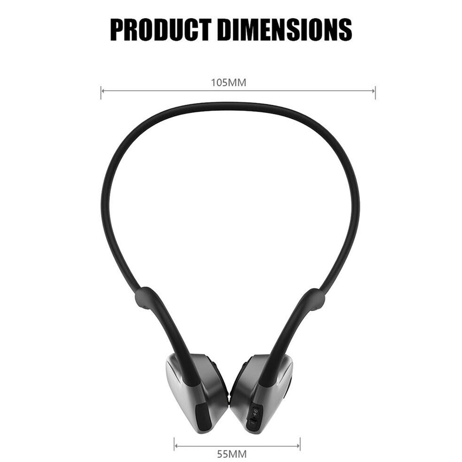 Bone Conduction Wireless Headphones Bluetooth 5.0 Earphones Running Open-Ear New