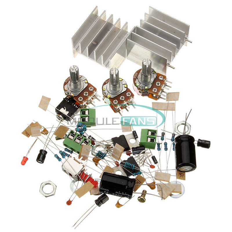 2 Channel 2.0 15W Audio TDA2030A Hifi Module Stereo Amplifier AMP Board DIY Kit