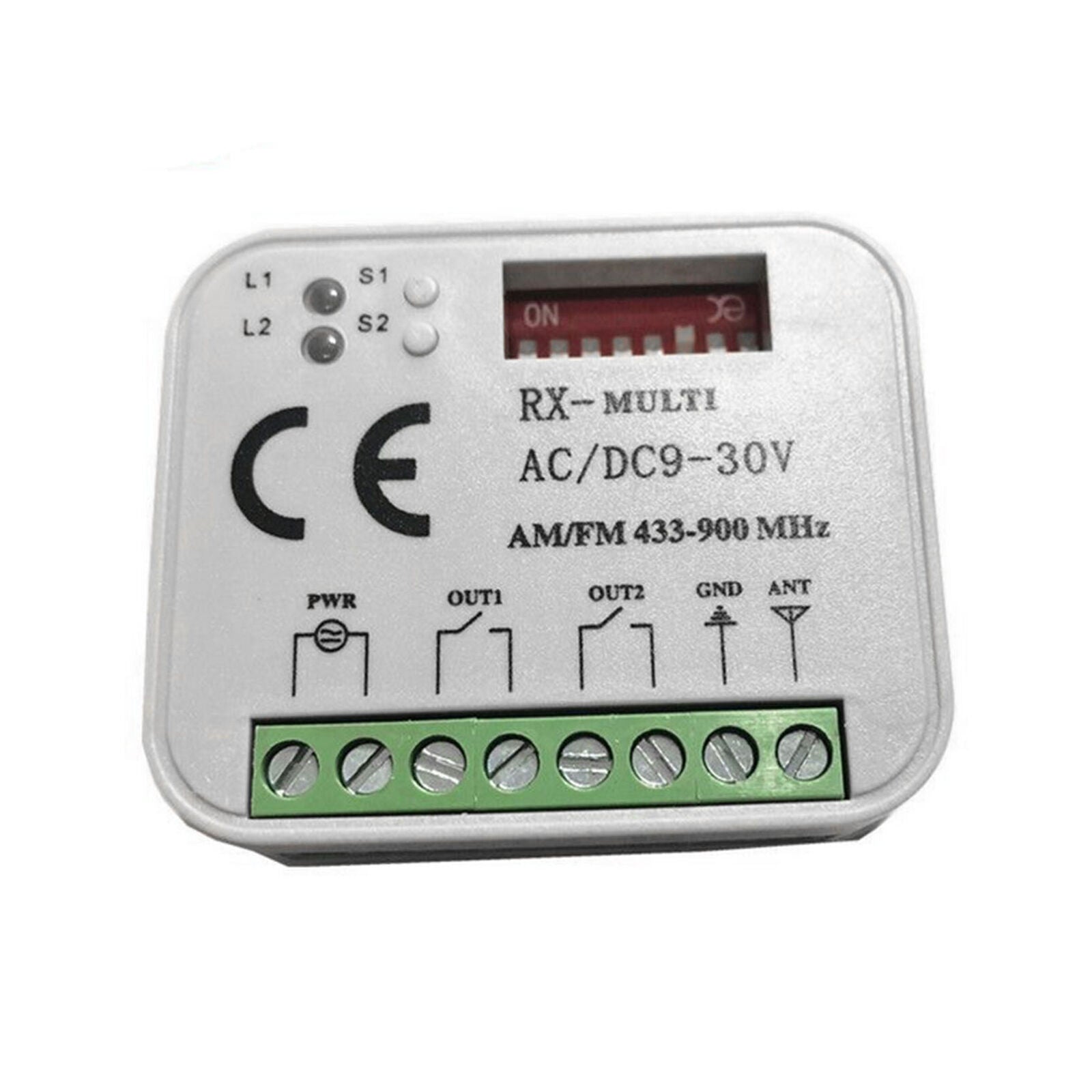 300-868Mhz Receiver Remote Control Garage Door Gate For Marantec Nice Flors