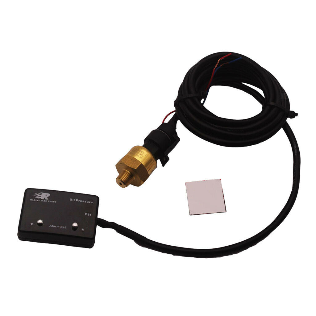 Electronic Oil-Pressure-Gauges With Sensor Digital Blue-Display High-Quality