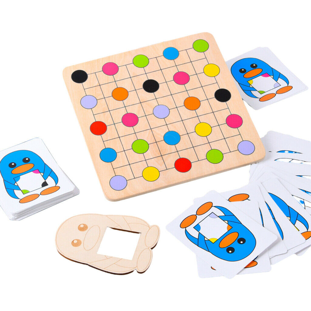Wooden Color Find Game Training Concentration Preschool Developmental Toys