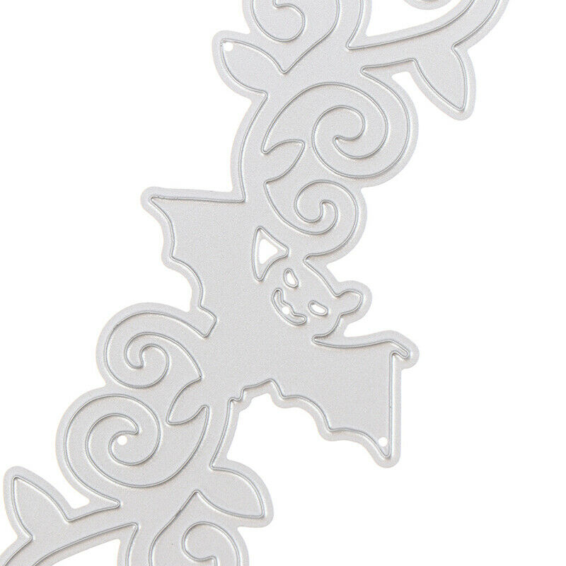 Halloween Bat Border Metal Cutting Dies Embossing Scrapbook DIY Album Ste.l8