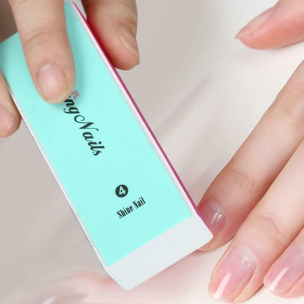Nail Buffer Block 5pcs/Set 4 Sides Polisher Sanding File for Manicure Nail Care
