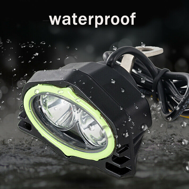 2PCS 6500K Motorcycle LED Spotlight Rearview Mirror Lighting Beam Driving Lamp