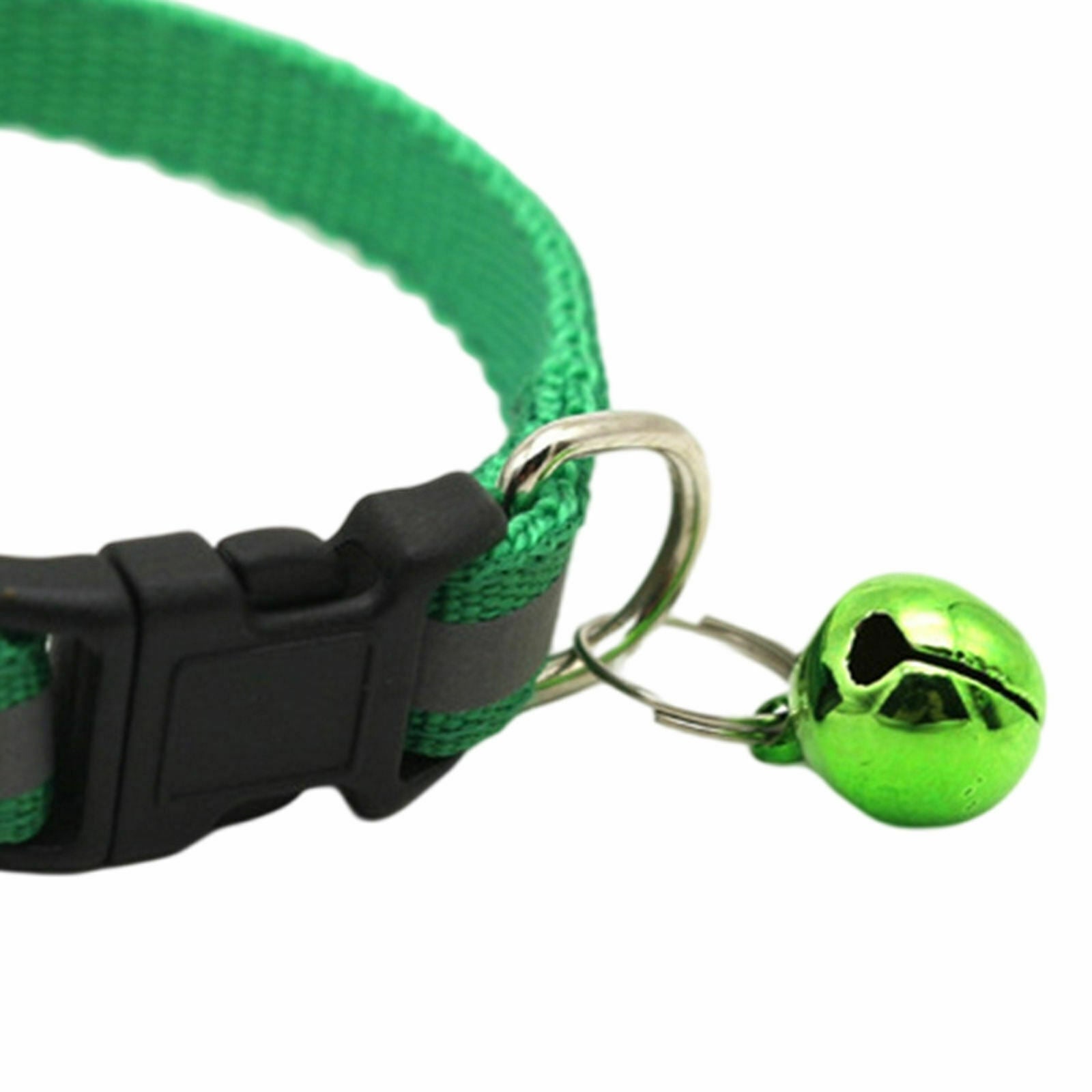 1Pcs Pet Dog Cat Luminous Collar Reflective Patch Collar Night Collars - Dark