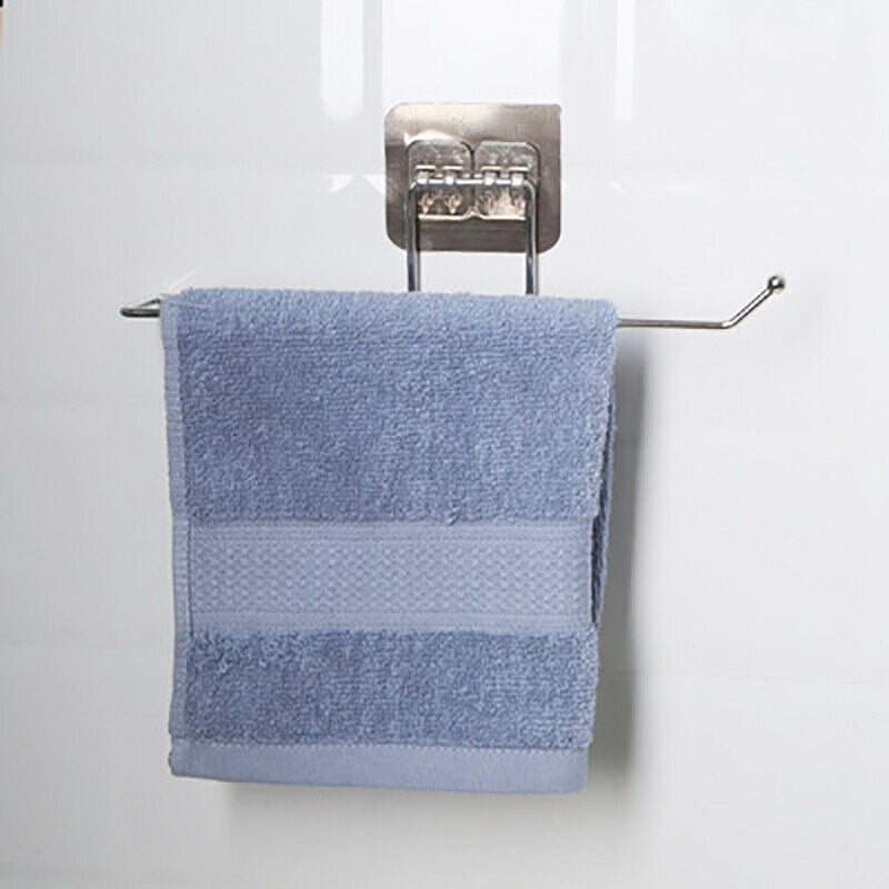 Self-adhesive Towel Holder RackKitchen Under Cabinet Towel Cup Paper Hang.l8
