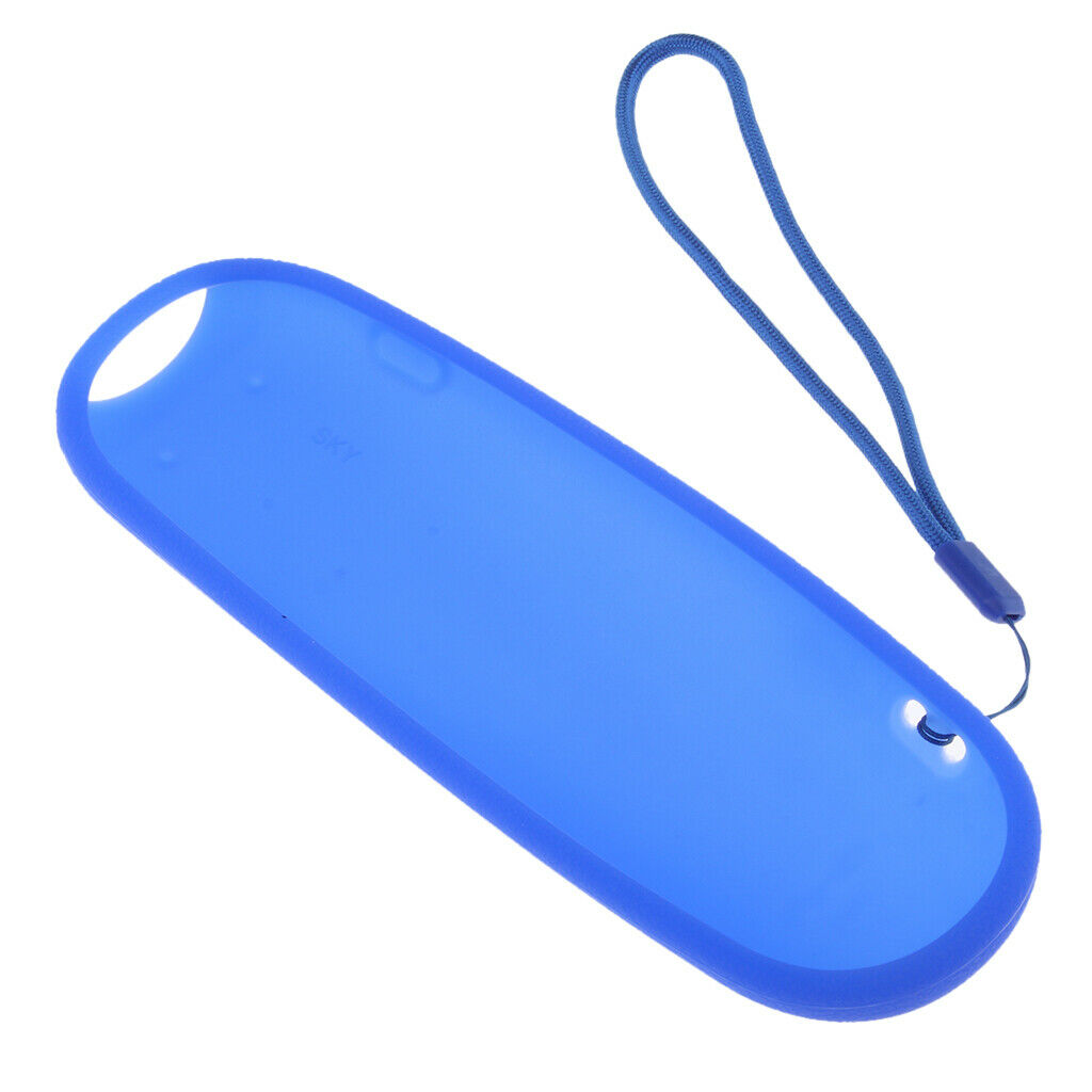 Blue TV Remote Control Silicone Cover Stretchable Protector Dustproof for Sky Q