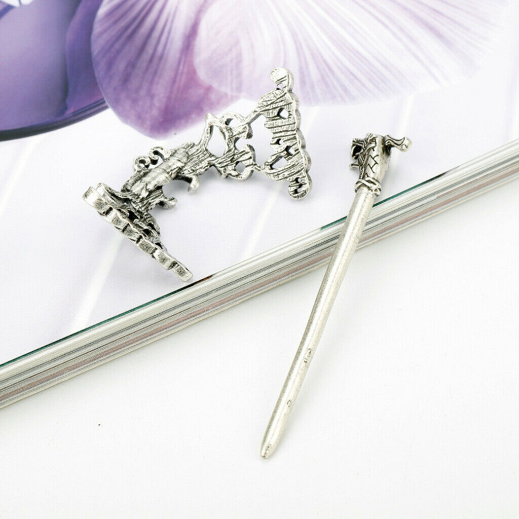 Viking Dragon Hair Clips Hairpin- Viking Hair Sticks Hair Accessories for Long