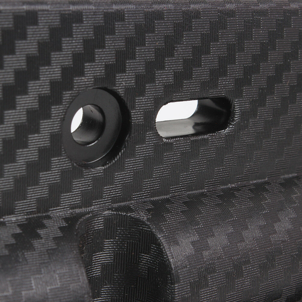 Adjustable Carbon Fiber Style Racing Car Van License Plate Frame Bracket Holder