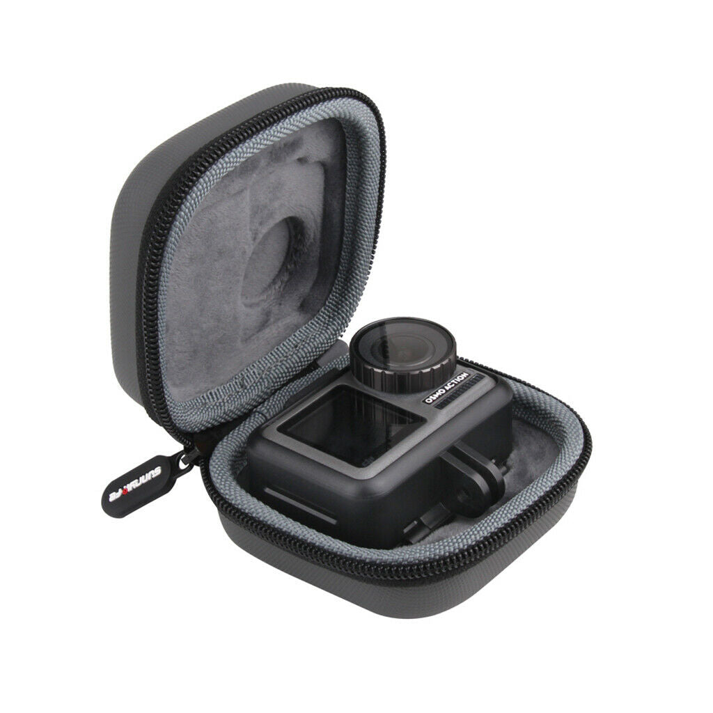Small Carrying Case for DJI Osmo Action and Accessories - 3.97x3.78x2.12'', Gray