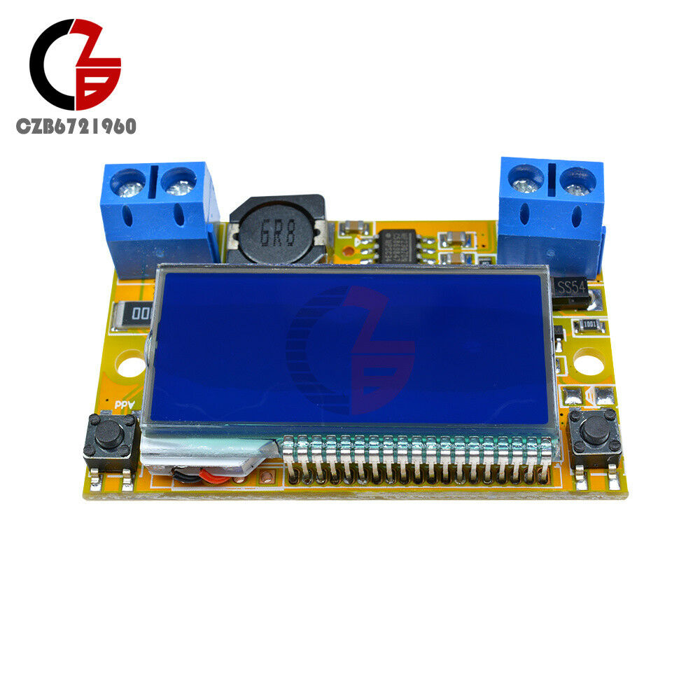Adjustable DC-DC Double Display Step Down Pulse Power Supply Module LCD Display