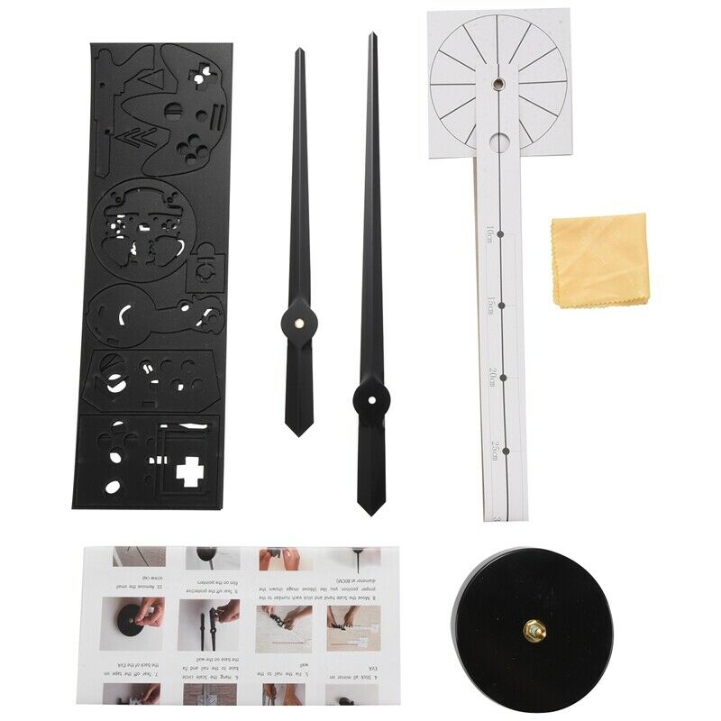 Game Controller Video Diy Giant Wall Clock Game Joysticks Stickers Gamer Wall O9
