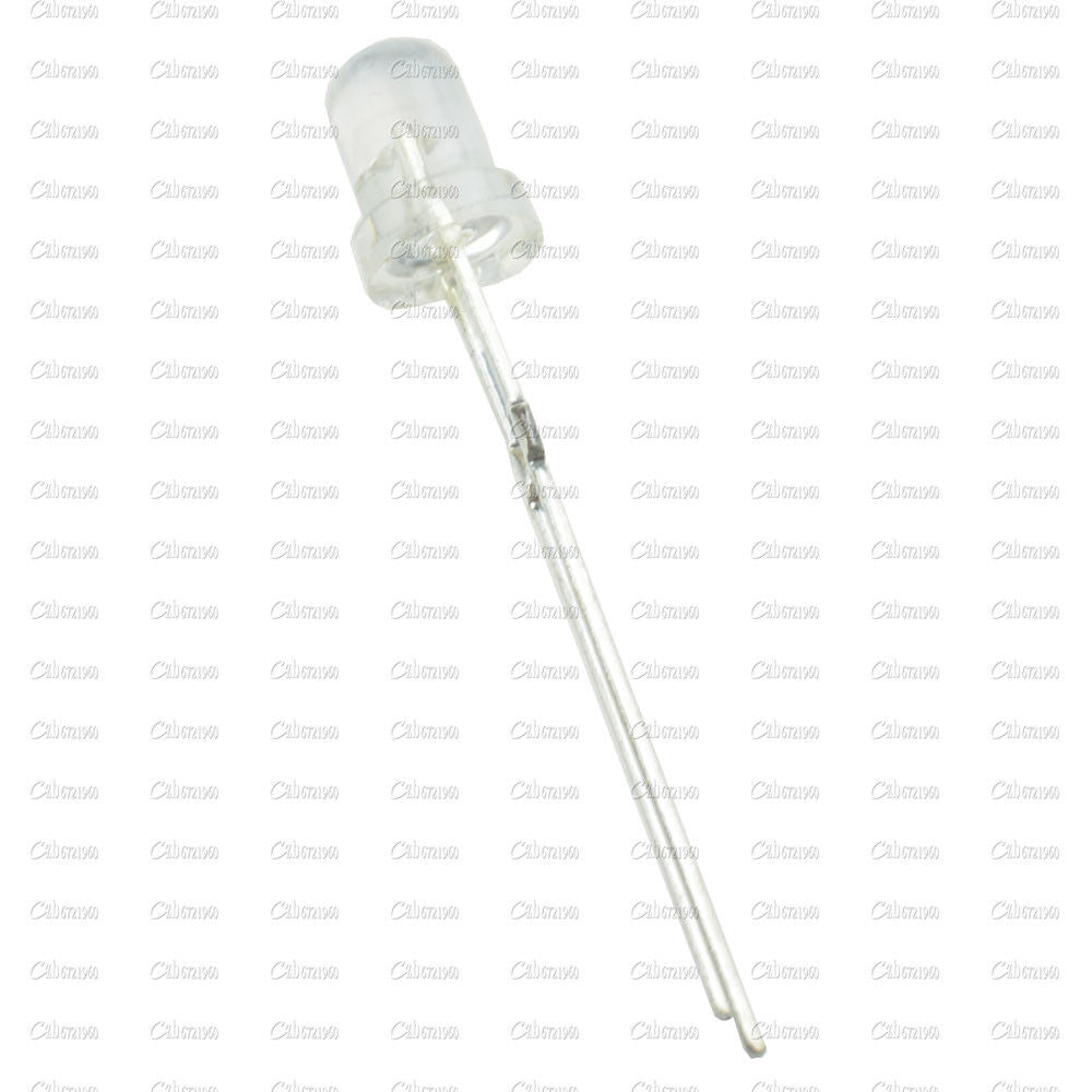 100PCS 3mm Blue 5000MCD Round  Water Clear LED Light