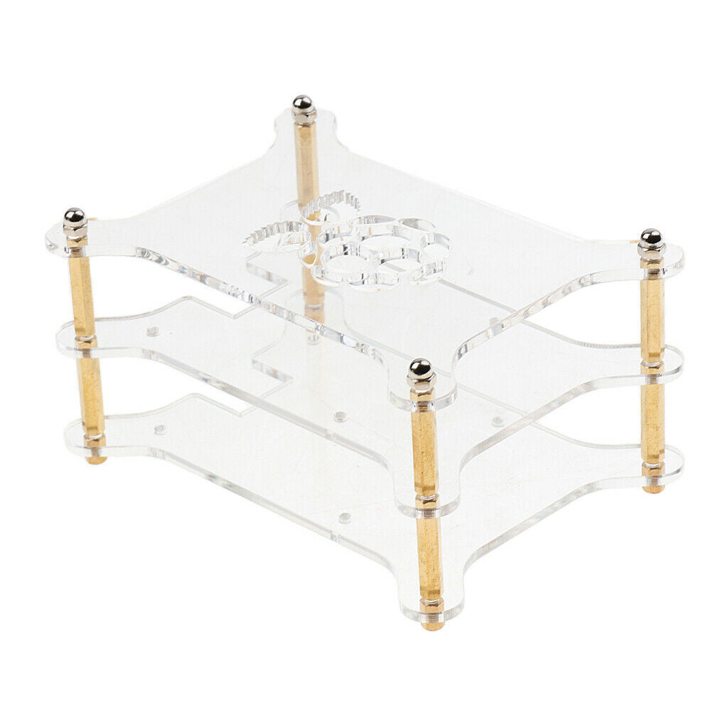 Acrylic Stack Enclosure Stackable Dog Bone Shape for  3 /2