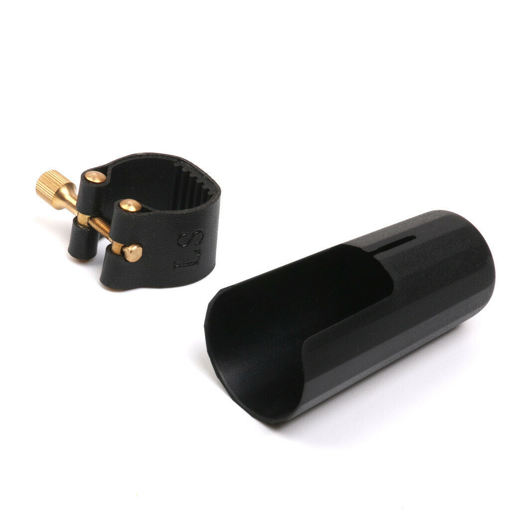 Mouthpiece Cover with PU Ligature for Alto Saxophone Tenor Sax Replacement