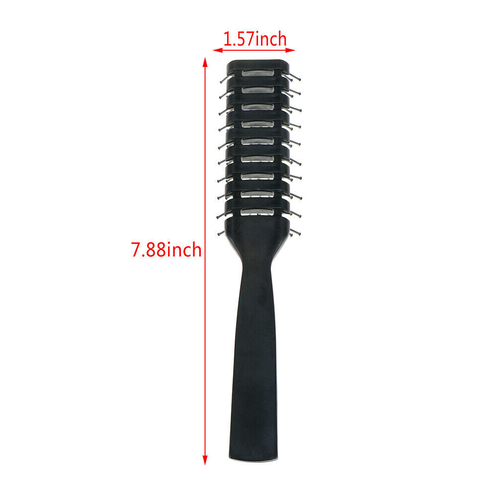 Anti-Static Brush Barber Hairdressing Beauty Styling Tool Plastic Massage N SJ