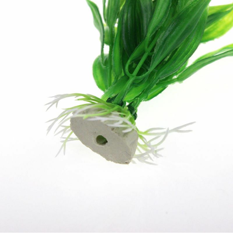 Fab Green Plastic Water Grass Plant Lawn Fish Tank Landscape Aquarium Decor Home