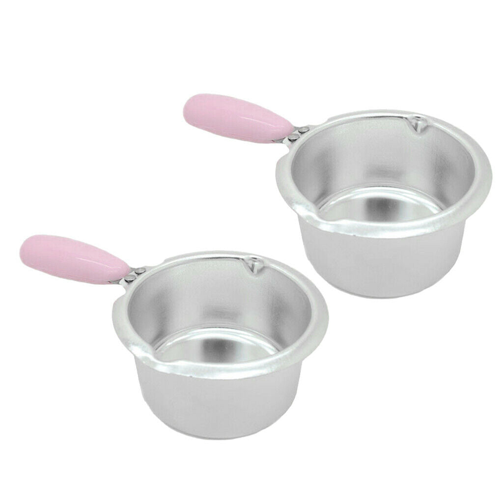 2pcs Sturdy Alloy Non-stick Chocolate Melting Pot Electric Melting Boiler