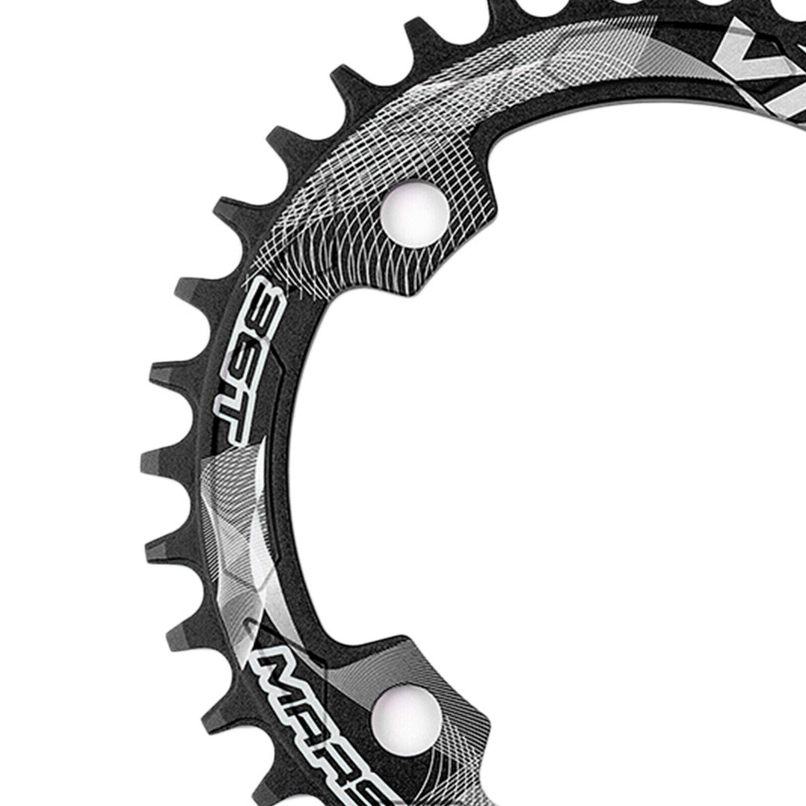Bike Chainring Road Bicycle BCD104 Refit Chainwheel Component Black 36T