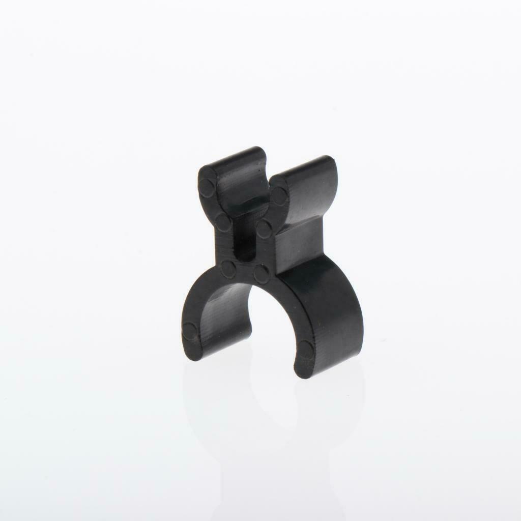 10Pcs Durable Trumpet Pencil Clip Inside Pipe Make Notes Accessory Black
