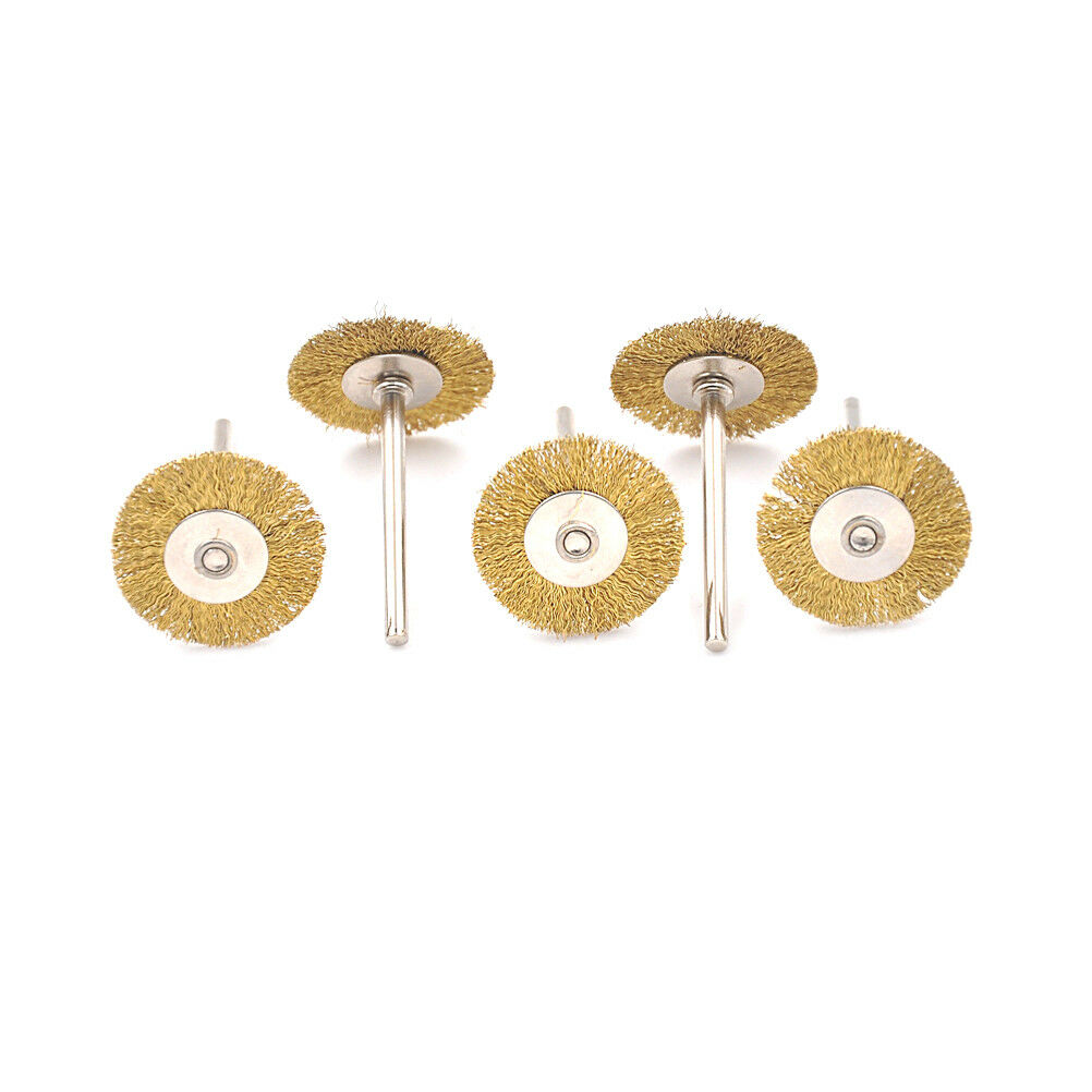 5Pcs 25mm Polishing Brush Wire Wheel Brushes for Drill Rotary Tool DD