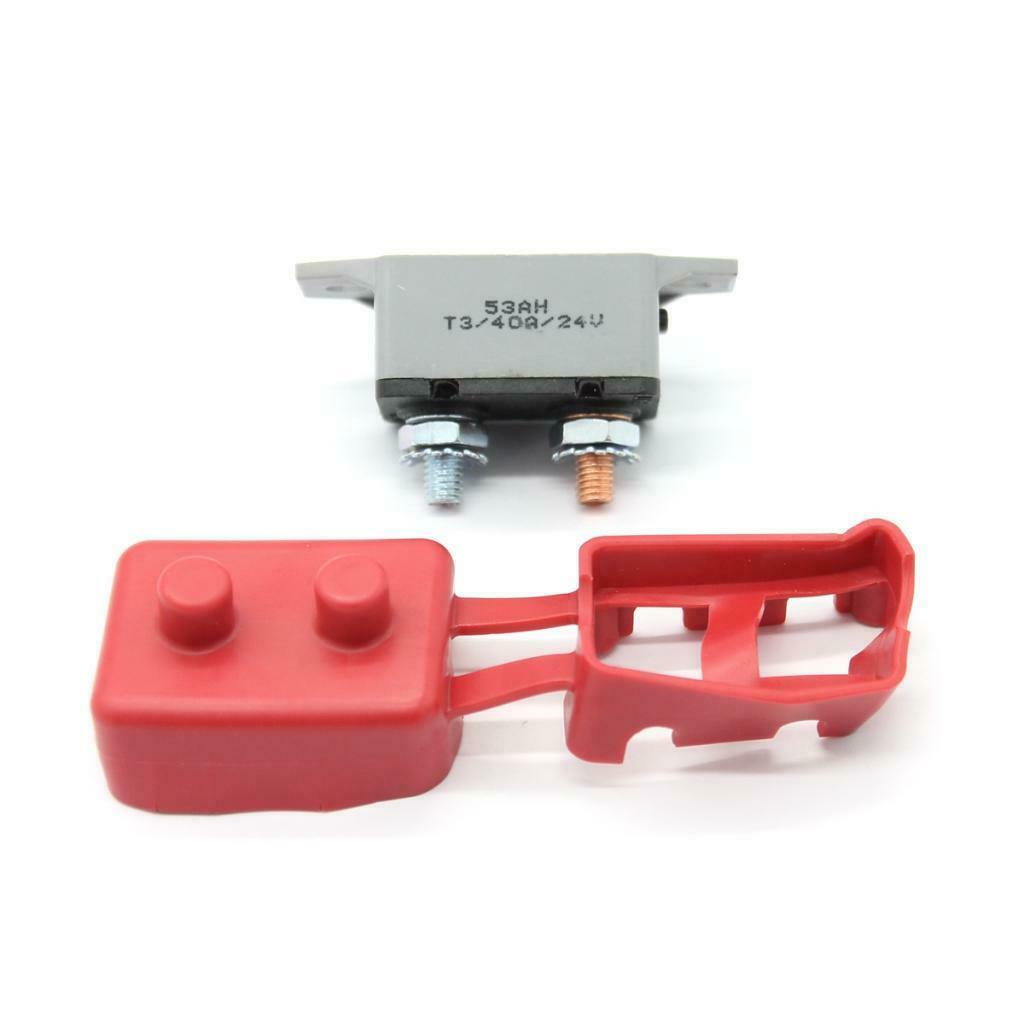 40A Manual Reset Automatic Switch with Belt Cover Reset Guard