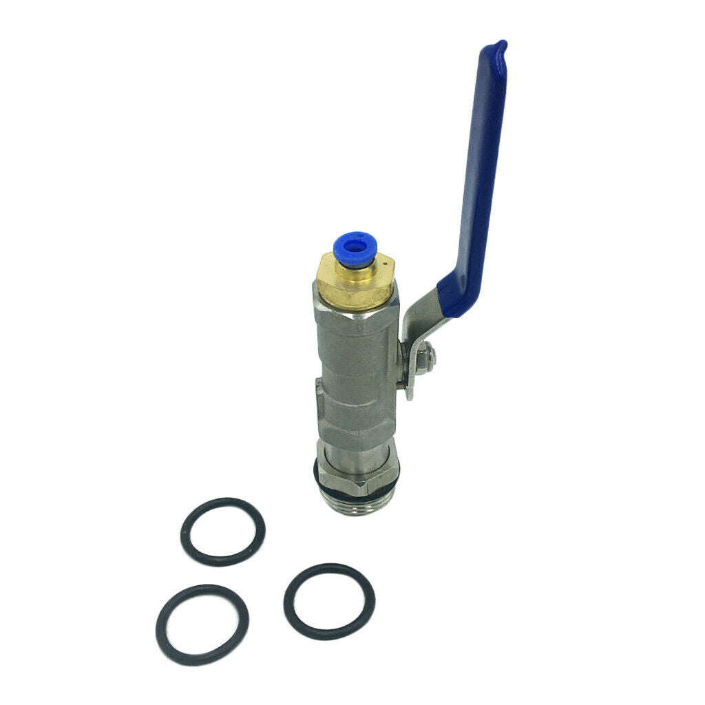 200L Iron Barrel Inflation Pressure Valve Stainless Steel One-piece Valve