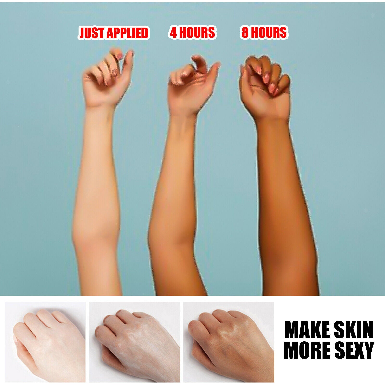 Natural Self Tanning Spray Mousse Skin Care Fast Tanning Lotion 30ML