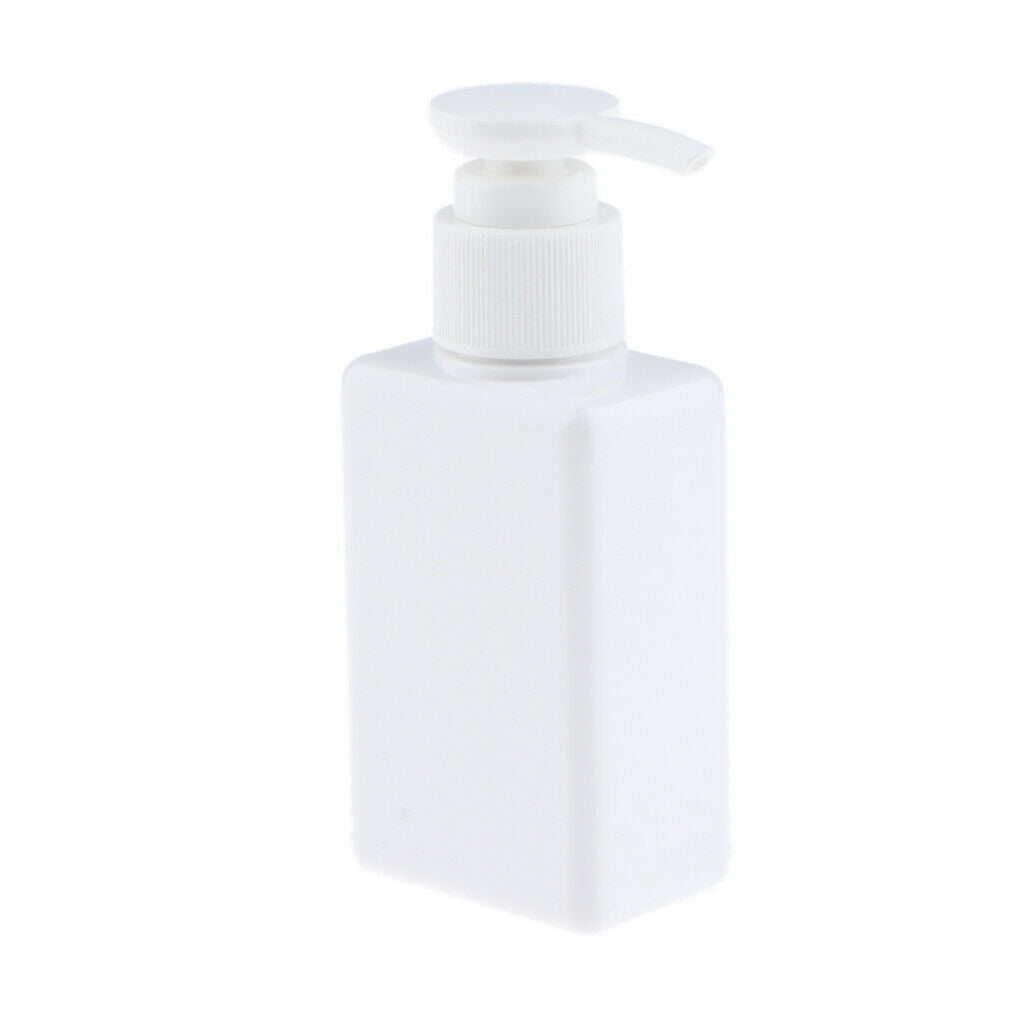 2Pcs PETG Body Wash Soap Cosmetics Liquids Plastic Pump Bottle for Home Travel