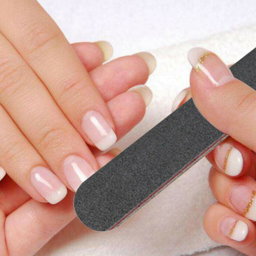 12Set 4-Way Nail Remover Sponge Buffer Block Nails File Polishing Buffing