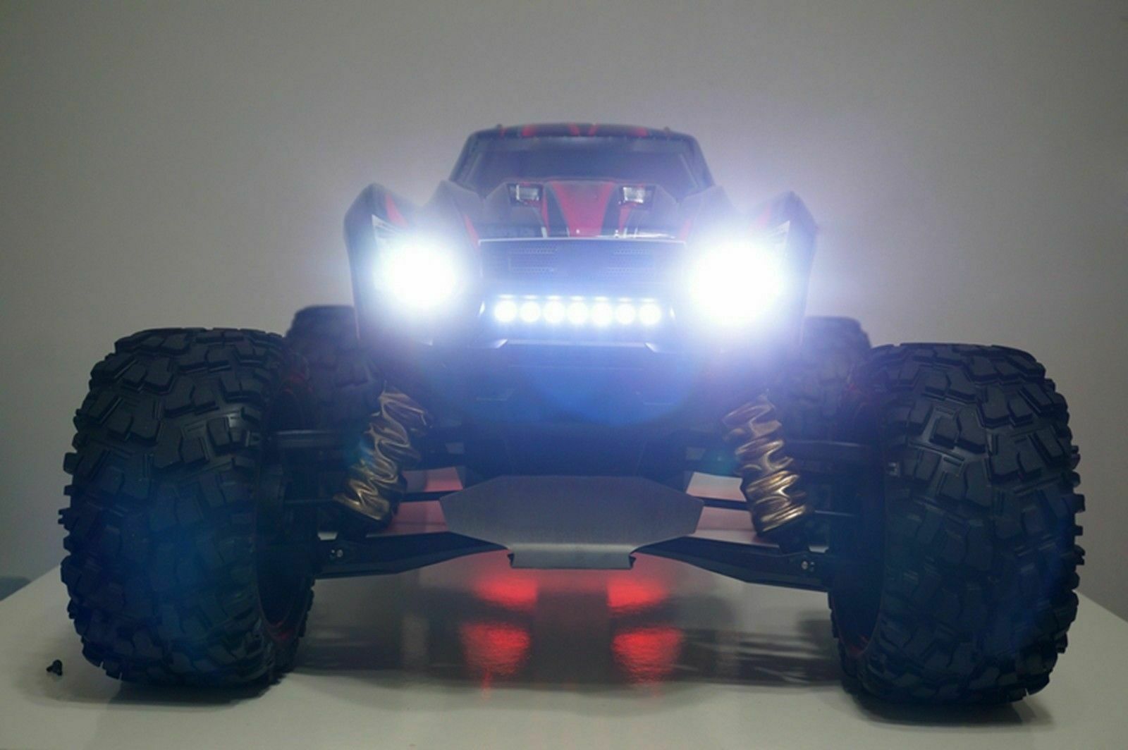 RC Car 7 LED Front Bumper Light Bar Lamp Set for 1/5 Traxxas X-MAXX XMAXX Parts