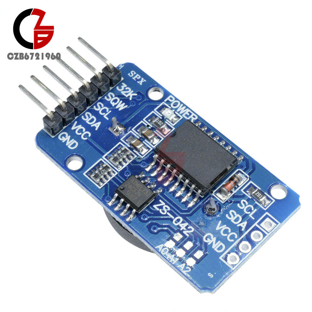 ZS042 DS3231 AT24C32 IIC High Precision RTC Clock Timer Memory Module Arduino