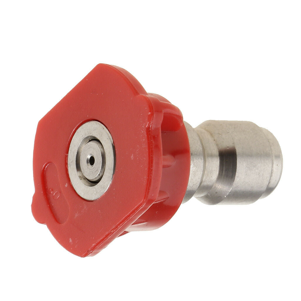 Tool Daily Pressure Washer Spray Nozzle Tips Red 0 Degrees, 1/4 inch
