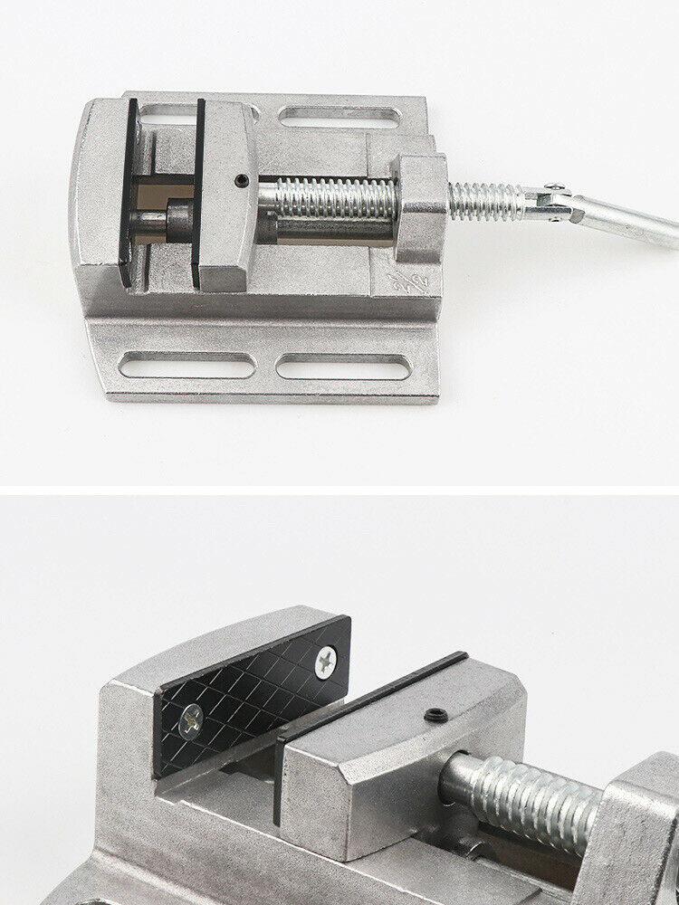 Aluminum Alloy Vise 2.5 Inch Flat-Nose Pliers Double Track Precision Clamping