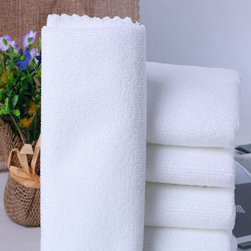 1pc White Cotton Bath Towel Beauty Sheet Foot Massage Sauna Shower Tow YU.l8