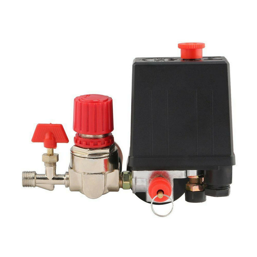 120 Air Compressor Pressure Control Switch Relief Regulator Pump Gauge Manifold