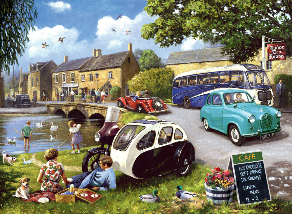 16577 Ravensburger Happy Days No 2, Days Out Jigsaw Puzzles 4 x 500pc Age 10yrs+