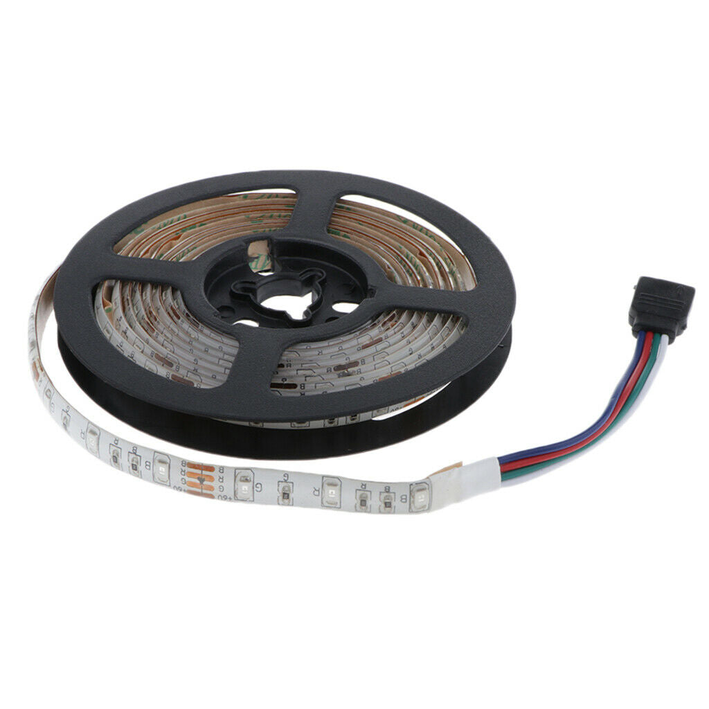 Cabinet RGB LED Flexible Light Strip Tape Bar TV Decoration Lamp 5V Full 5m