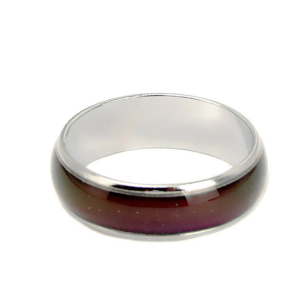 5 x Unisex Mood Rings Changeable Ring Alloy US Size 6-10