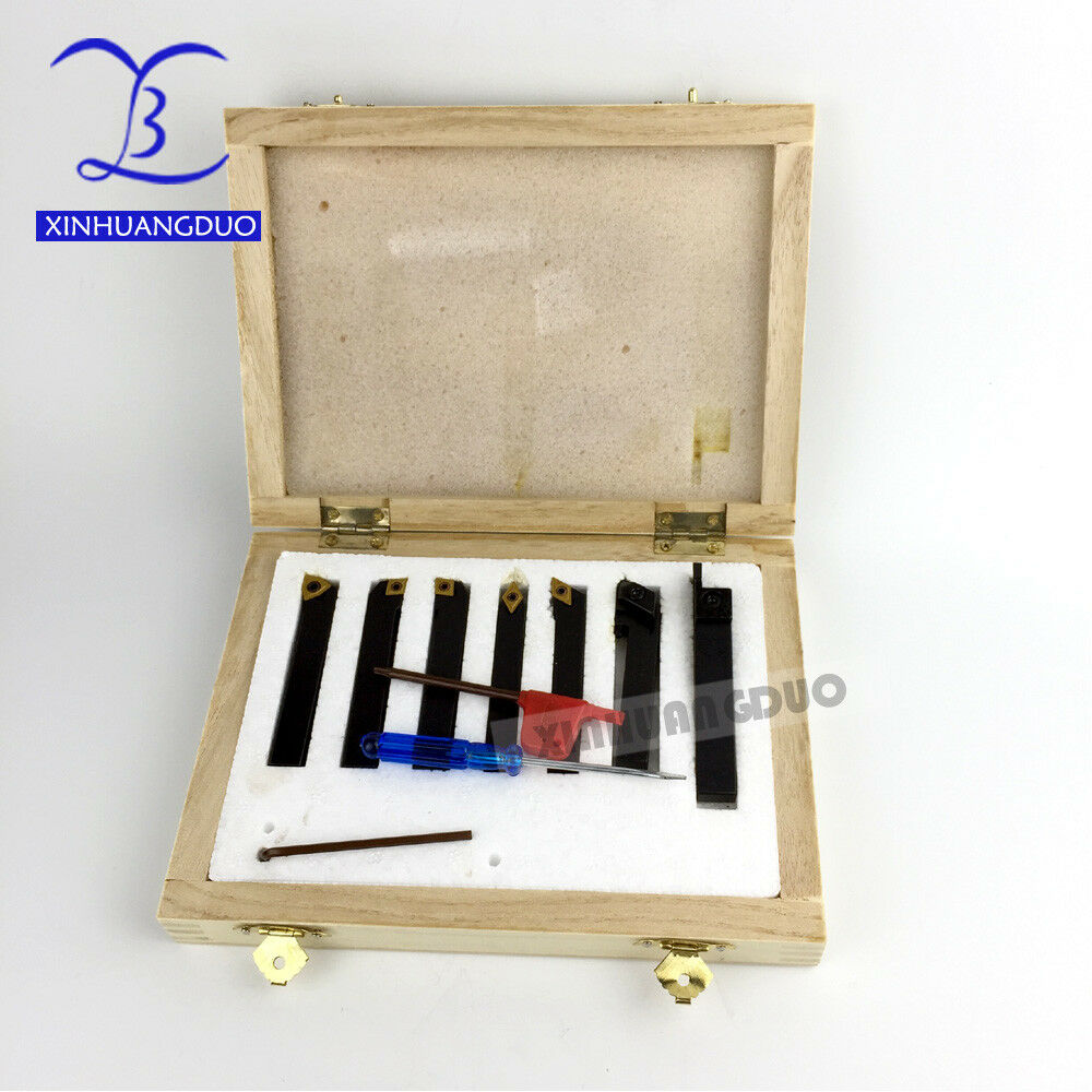 8mm 7pcs/set indexable carbide turnnig tools, lathe cutting tools set
