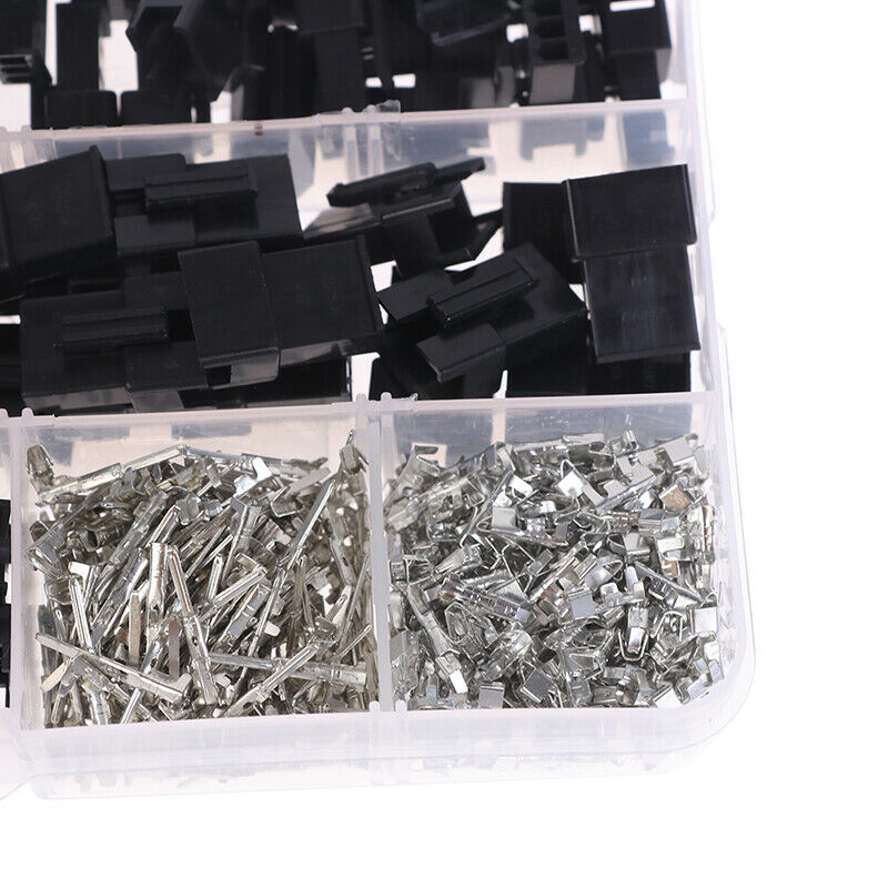 480Pcs SM2.54-2P/3P/4P Dupon Terminal Male/Female Wire Connector Cable Plug  WF
