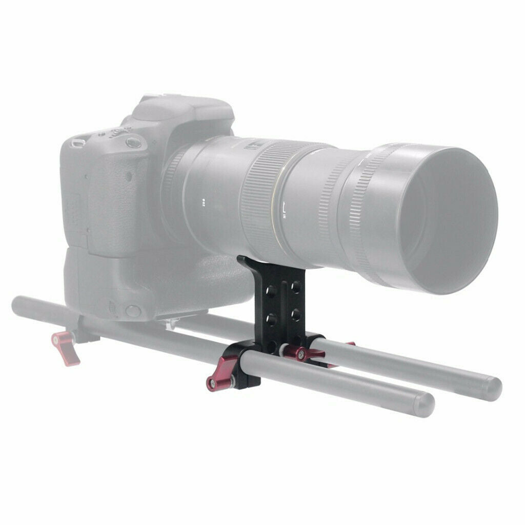 Lens Support Telephoto Holder 15mm Rod Clamp  for DSLR Follow Focus