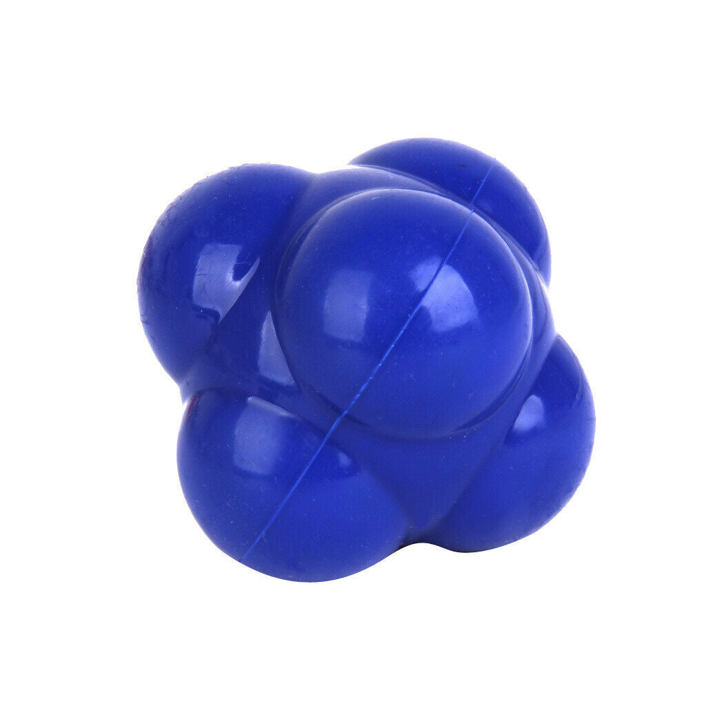 Blue Silicone Reaction Ball - Soccer / Baseball / Softball Trainer for Improve