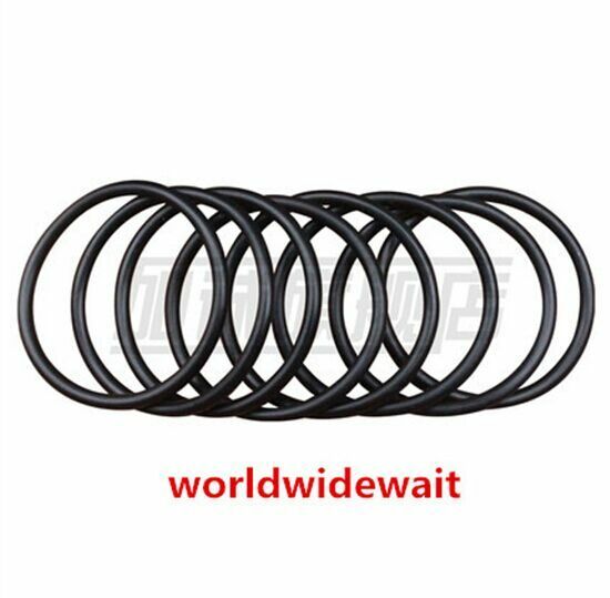 75mm x 2mm Black Rubber Sealing Oil Filter O Rings Gaskets 5PCS