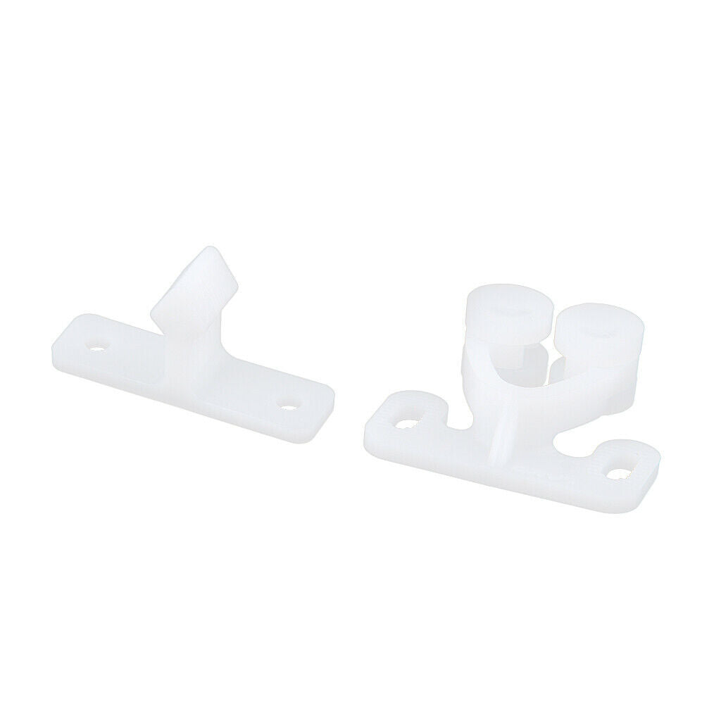 ABS Plastic Double Cupboard Cabinet Wardrobe Ball Roller Catch with Spear